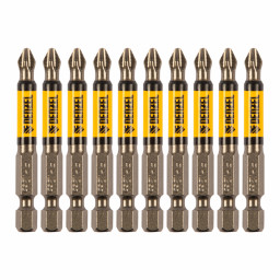 Бита PH2х60, сталь S2, цилиндр., 10 шт. Е 6,3 Denzel