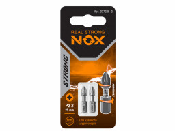 Бита torsion Pz2-25 C6.3, 2 шт карта STRONG