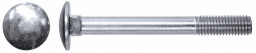 Болт М6*100 мебельный, с полукруглой головкой DIN603