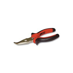 Длинногубцы 160 мм загнутые Niскel МАТRIХ