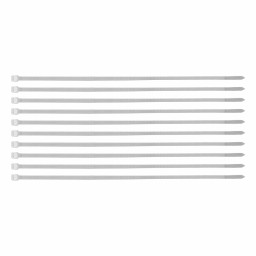 Хомуты, 300 x 4.8 мм, пластиковые, белые, 100 шт Сибртех