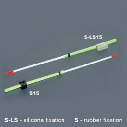 Кивок лавсановый двойной на силиконе NOD S-LS15 (120 мм, жёсткость 0,25) Helios