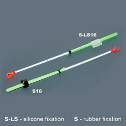 Кивок лавсановый двойной на силиконе NOD S-LS16 (120 мм, жёсткость 0,35) Helios