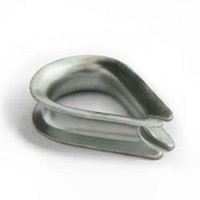 Коуш D-5 мм. для стальных канатов DIN6899