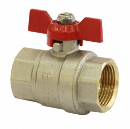 Кран шаровый HLV ВР 3/4" (бабочка)