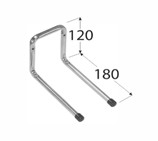 Крюк двойной DMX 5821 120x180 mm