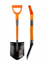 Лопата автомобильная 185х225х700 мм цельнометаллическая FINLAND