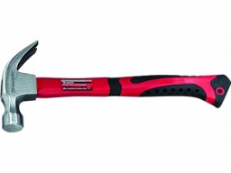 Молоток-гвоздодер МАТRIХ 450 г боек 27 мм фиберглассовая рукоять