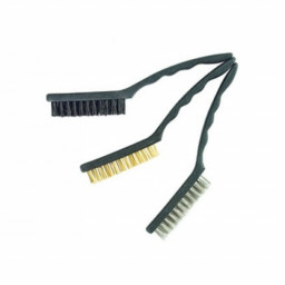 Набор щеток, 3 шт., металлические с пластмассовой ручкой большие MATRIX