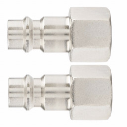 Ниппель быстросъемный (папа) внутренняя резьба 3/8" 2 шт Stels