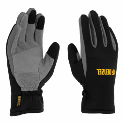 Перчатки универсальные, искусственный мех, работа с сенсорным экраном, размер 8 Denzel