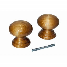 Ручка-кнопка Дуб круглая