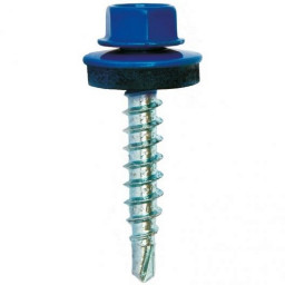 Саморез 5,5*25 ш/гр кровельный ярко-синий RАL 5005