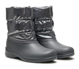 Сапоги зимние женские 327/01, серебро/серый Дюна-Аст