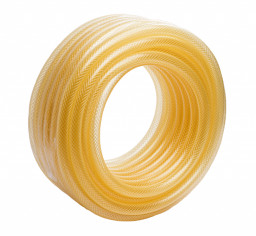 Шланг поливочный Силикон трёхслойный армированный 3/4" 25м прозрачный Вихрь