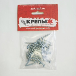 Шуруп 3*30 универсальный оцинкованный КРЕПЫЖ (50 шт)