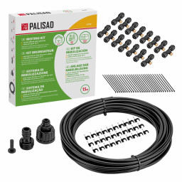 Система туманообразования, полиэтиленовый шланг, длина 15 м, форсунки 15 шт Palisad