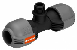 Соединитель T-образный 25 мм x 1/2”-наружная резьба
