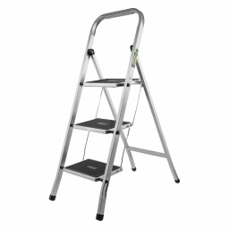 Стремянка 3 ступени, с полимерными ковриками, Сибртех