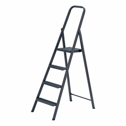 Стремянка 4 ступени, компактная, стальная Сибртех