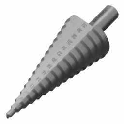 Сверло ступенчатое по металлу, 4-6-8-10-12-14-16-18-20-22-24-26-28-30-32 мм, 4241 Сибртех