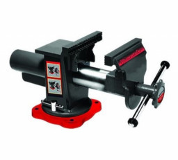 Тиски слесарные 125 мм, поворотные, с наковальней MATRIX