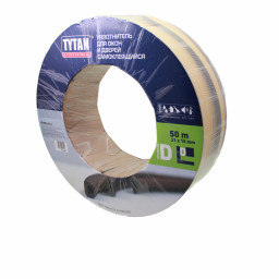 Уплотнитель промышленный/гаражный TYTAN D50 21*15мм черный ЦЕНА ЗА 1 п.м. за 1 слой