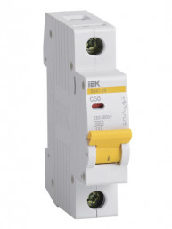 Выключатель автоматический 1Р 50А 4,5кА характеристика C ВА47-29 IEK