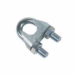 Зажим D-8 мм для стальных канатов DIN 741